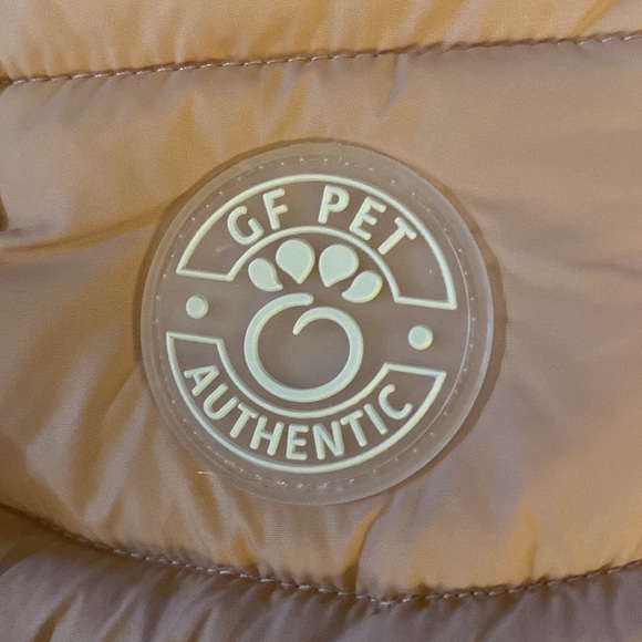 Pink GF coat with faux fur trim hood size X small - Picture 3 of 3